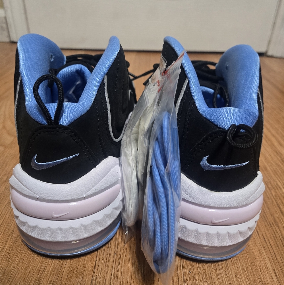 Nike Social Status x Air Penny 2 Mens Size 9 Shoes Black And Blue - Picture 6 of 8